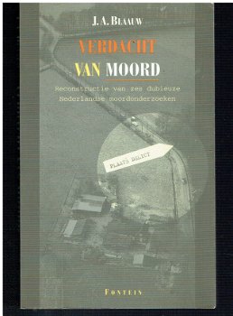 Verdacht van moord door J.A. Blaauw (true crime) - 1