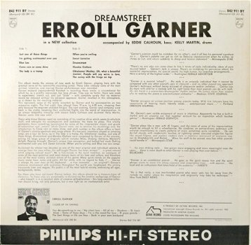 Erroll Garner ‎– Dreamstreet Jazz Bop, Cool Jazz / Vinyl LP - 2