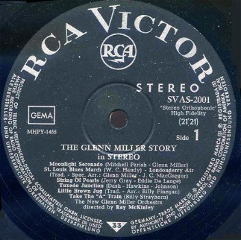 New Glenn Miller Orchestra Under The Direction Of Ray McKinley - Jazz -Swing / Vinyl LP - 2