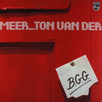 Ton van der Meer ‎– B.G.G. - Nederlands -Rock pop NL 70s/ Vinyl LP MINT review copy - 1