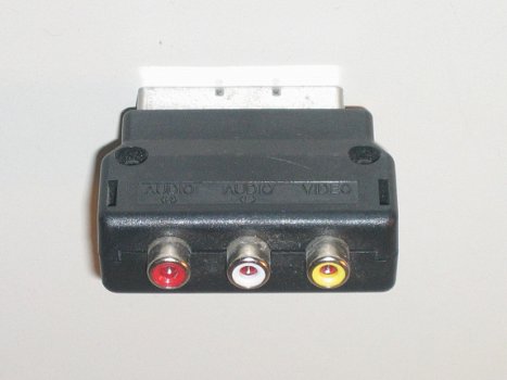 Scart Audio Video RCA Converter - Scart Naar Tulp - 1