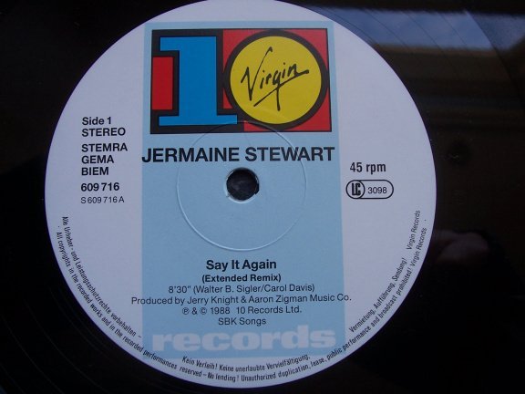 JERMAINE STEWART SAY IT AGAIN DOOS 2 - Afbeelding 2