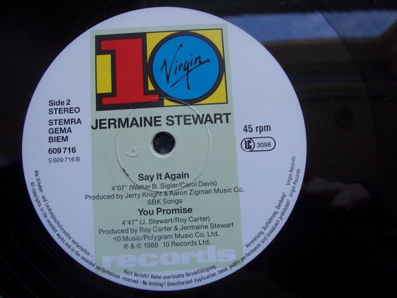 JERMAINE STEWART SAY IT AGAIN DOOS 2 - Afbeelding 3