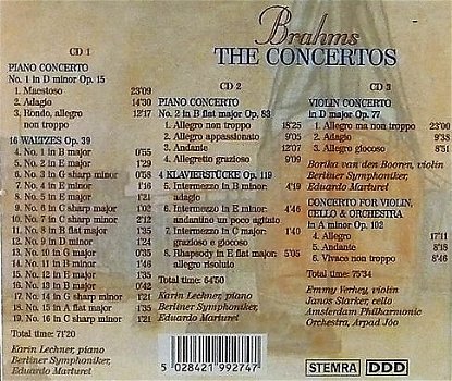 3-CD - Brahms - The Concertos - 1