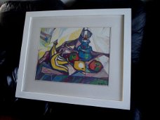 artistiek kubistisch Stilleven - Harry de Jager 1922-1984