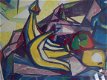 artistiek kubistisch Stilleven - Harry de Jager 1922-1984 - 3 - Thumbnail