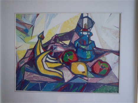 artistiek kubistisch Stilleven - Harry de Jager 1922-1984 - 2