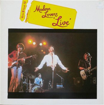 Modern Lovers‎– Live - AltRock NewWave /1977 Vinyl LP N MINT condition Review Copy /Never played - 1