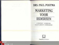 DRS PAUL POSTMA**MARKETING VOOR IEDEREEN**HANDBOEK DIRECTE T