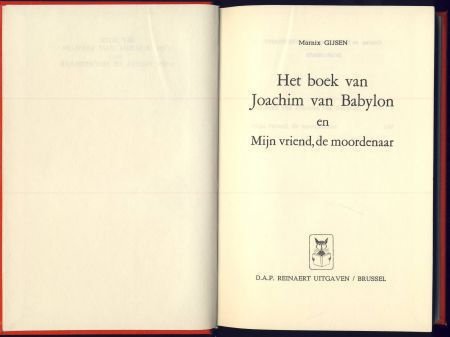 MARNIX GIJSEN**HET BOEK VAN JOACHIM VAN BABYLON**+**MIJN VRI - 2