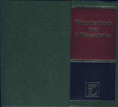 WOORDENBOEK MET VIER 4 WERELDTALEN**FRANS-DUITS-ENGELS-SPAAN - 6