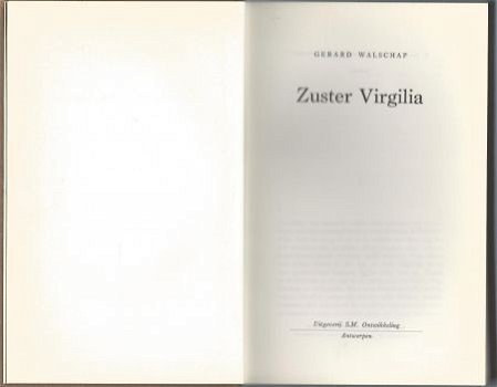 GERARD WALSCHAP**ZUSTER VIRGILIA**BRUINE TEXTUUR LINNEN - 2