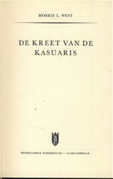 MORRIS L. WEST**DE KREET VAN DE KASUARIS**BRUIN RODE TEXTUUR - 2