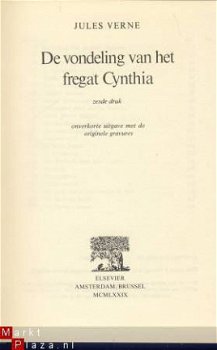 JULES VERNE**DE VONDELING VAN HET FREGAT CYNTHIA**ELSEVIER - 2