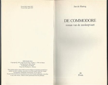 JAN DE HARTOG**DE COMMODORE*NEDERLANDSE BOEKENCLUB**DEN HAAG - 5