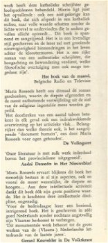 MARIA ROSSEELS**DOOD VAN EEN NON**DE CLAUWAERT*+DUSTJACKET - 4