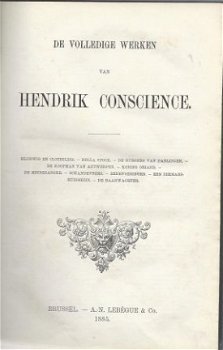HENDRIK CONSCIENCE**VOLLEDIGE.WERKEN**A.-N. LEBEGUE & Co** - 3