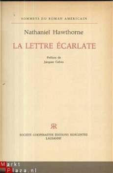NATHANIEL HAWTHORNE**LA LETTRE ECARLATE**RENCONTRE LAUSANNE - 1