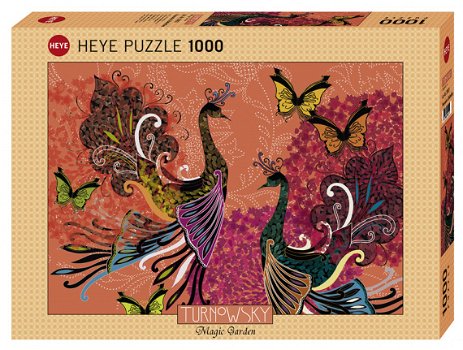 Heye - Peacocks & Butterflies - 1000 Stukjes Nieuw - 2