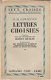 D. H. LAWRENCE**LETTRES CHOISIES**ALDOUS HUXLEY**TRAD. THERESE AUBRAY**SOFTCOVER - 1 - Thumbnail