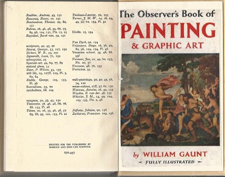 THE OBSERVER'S BOOK OF ** PAINTING **AND *** GRAPHIC ART ***WILLIAM GAUNT***FREDERICK WARNE & CO. LT - 8