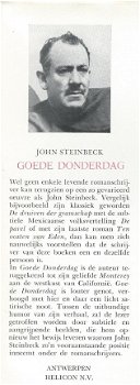 JOHN STEINBECK**GOEDE DONDERDAG**SWEET THURSDAY**VERT.:E.D. KÜNZLI-BOISSEVAIN.**TEXTUUR LINNEN - 2