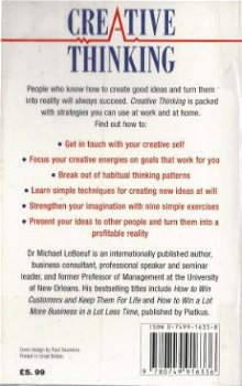 MICHAEL LEBOEUF**CREATIVE THINKING**HOW TO GENERATE IDEAS** - 2