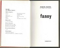 MARCEL PAGNOL**FANNY**THEATRE*HARDCOVER RELIURETEXTURE TOILE