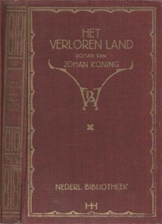 JOHAN KONING**EEN VERLOREN LAND**PAARS-BRUINE**TEXTUUR LINNE