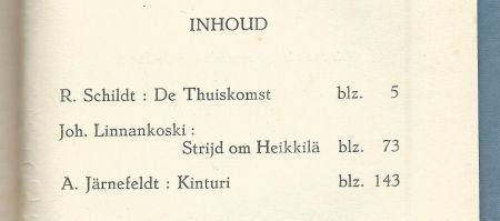 R. SCHILDT*DE THUISKOMST*+LINNANKOSKI**HEIKKILA*JARNEFELDT** - 4