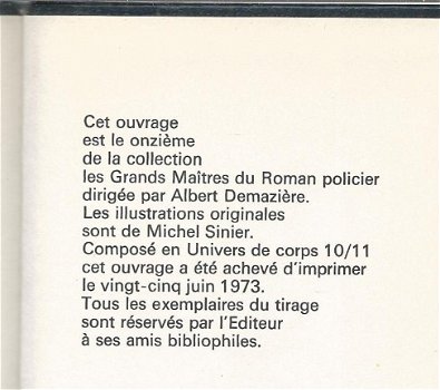 LEO MALET**LES GRANDS MAITRES DU ROMAN POLICIER**BROUILLARD AU PONT DU TOLBIAC**HARDCOVER.** - 4