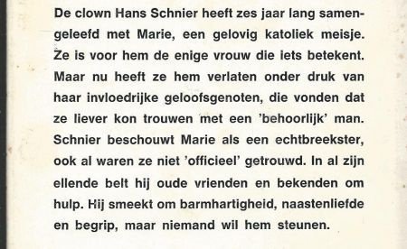 HEINRICH BÖLL**MENINGEN VAN EEN CLOWN**DAVIDSFONDS HARDCOVER - 3