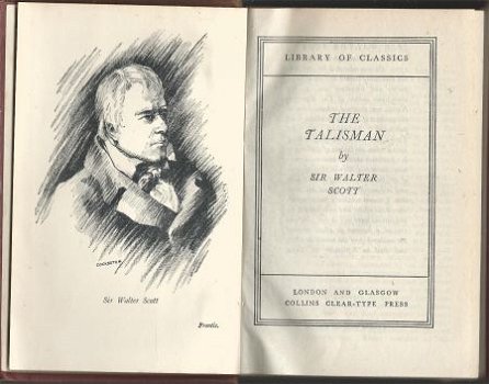 SIR WALTER SCOTT**THE TALISMAN**LIBRARY OF CLASSICS**COLLINS - 5