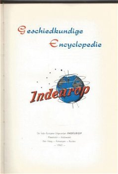 **OERTIJD**GESCHIEDKUNDIGE ENCYCLOPEDIE CLIO INDEUROP** - 4