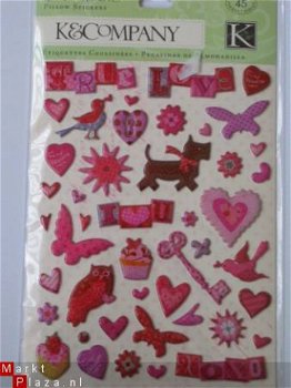 K&Company Brenda Walton sweet talk pillow stickers - 1