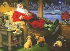 SunsOut - Golfing Santa - 500 XL Stukjes