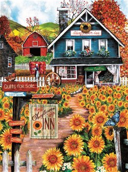 SunsOut - At the Sunflower Inn - 1000 Stukjes - 1