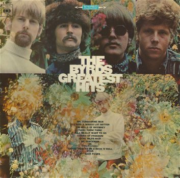 The Byrds ‎– Greatest Hits - 1967 -Country Rock, Pop Rock vinyl LP - 1