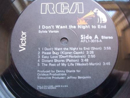 SYLVIE VARTAN I DON'T WANT THE NIGHT TO END DISCO DOOS 2 - Afbeelding 2