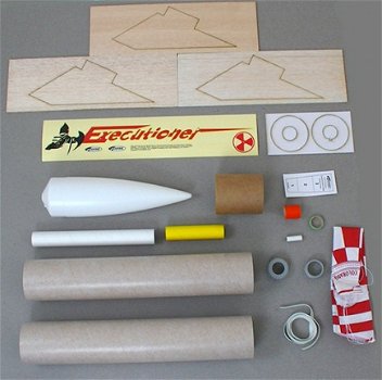 Raket Estes Executioner (D/E-motor), modelraket - 2
