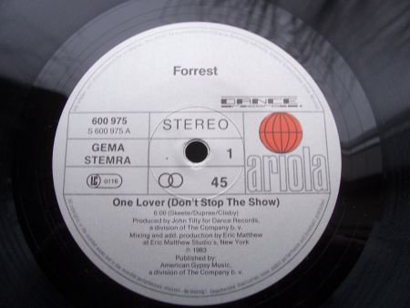 FORREST ONE LOVER ( DON'T STOP THE SHOW) 2x - Afbeelding 2