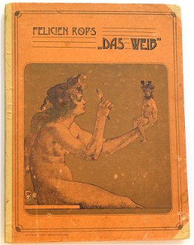 Félicien Rops [1905] Das Weib Portfolio met 30 platen Stern - 1