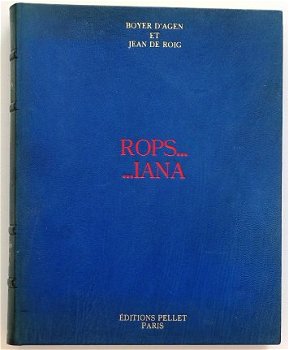 Félicien Rops 1924 Rops...iana 1/500 ex. Fraaie Leren Band - 2