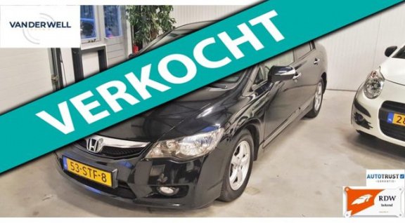 Honda Civic - 1.3 Hybrid Elegance - Leer, Navi, Cruise, LM, SW, - 1