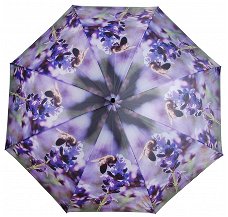 Mooie grote kleurige paraplu met print van lavendel TP135A