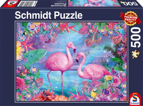 Schmidt - Flamingos - 500 Stukjes Nieuw - 2