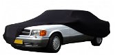 Stretch hoes Autohoes voor Mercedes ln zwart en ROOD ! - 3 - Thumbnail