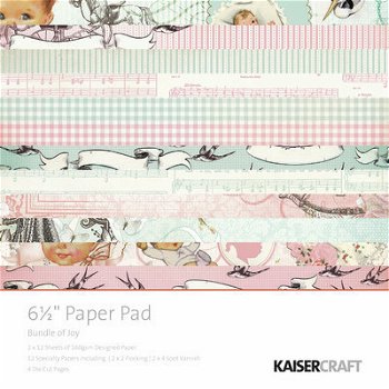 Kaisercraft Bundle of Joy 16,5x16,5 cm papier blokje / paper pad (baby) - 1