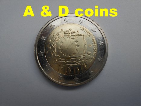 Litouwen 2 euro CC 2015 (Europese Vlag) - 1