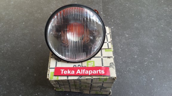 Koplamp Valeo Kinby lic.Carello Faessa 93850013 Alfa Romeo Lancia Fiat NOS - 0